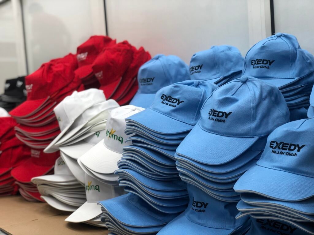 custom embroidered caps for businesses by AAD Uniforms UAE
